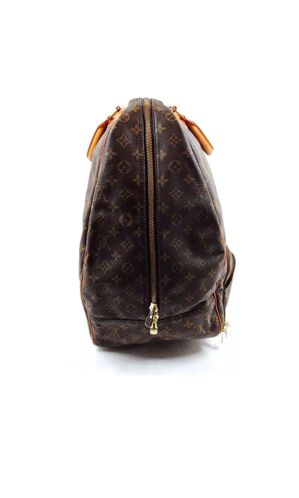 Pre-owned Louis Vuitton Canvas luggage LV Travel Bag M41443 Evasion Brown Monogram