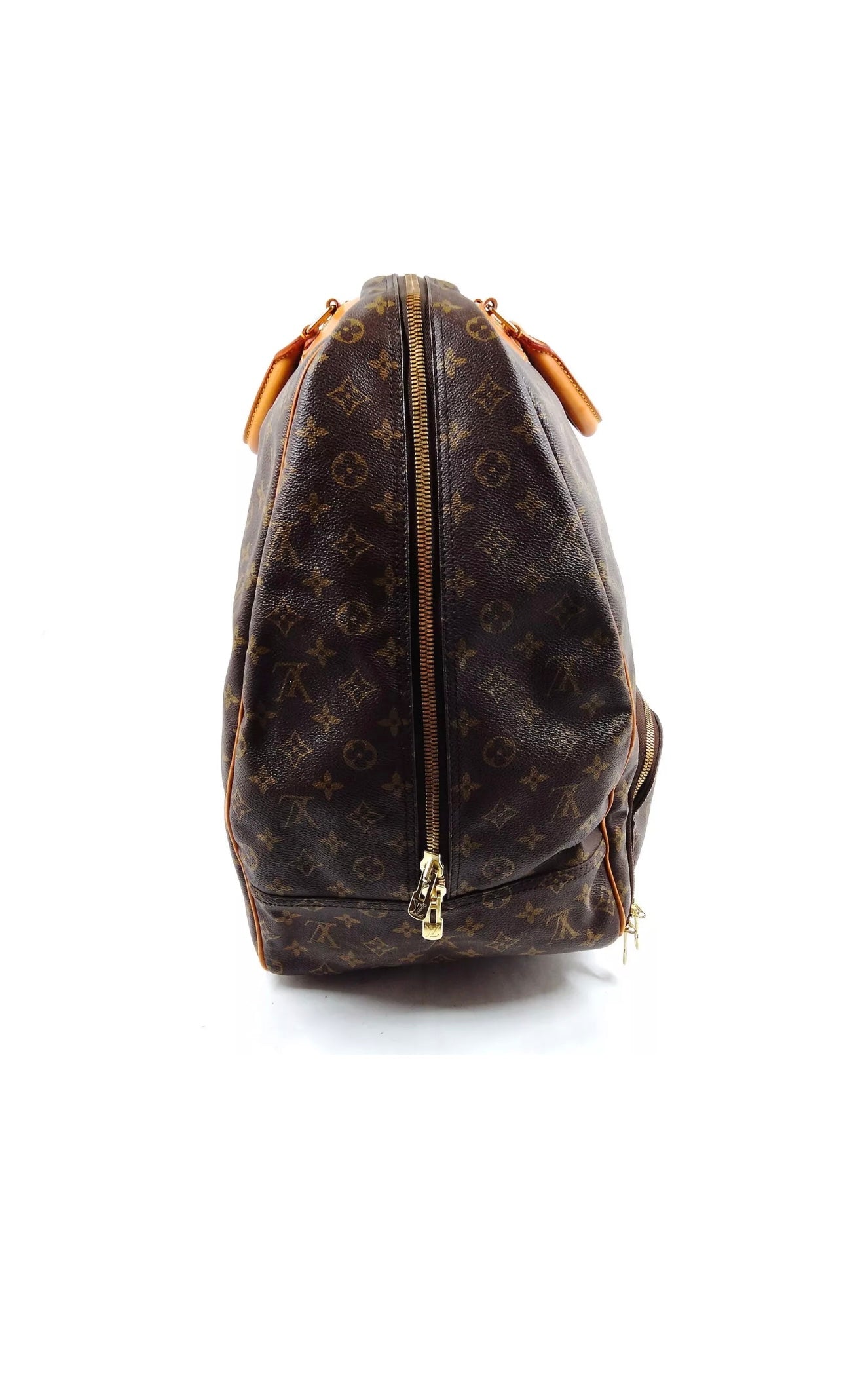 Pre-owned Louis Vuitton Canvas luggage LV Travel Bag M41443 Evasion Brown Monogram