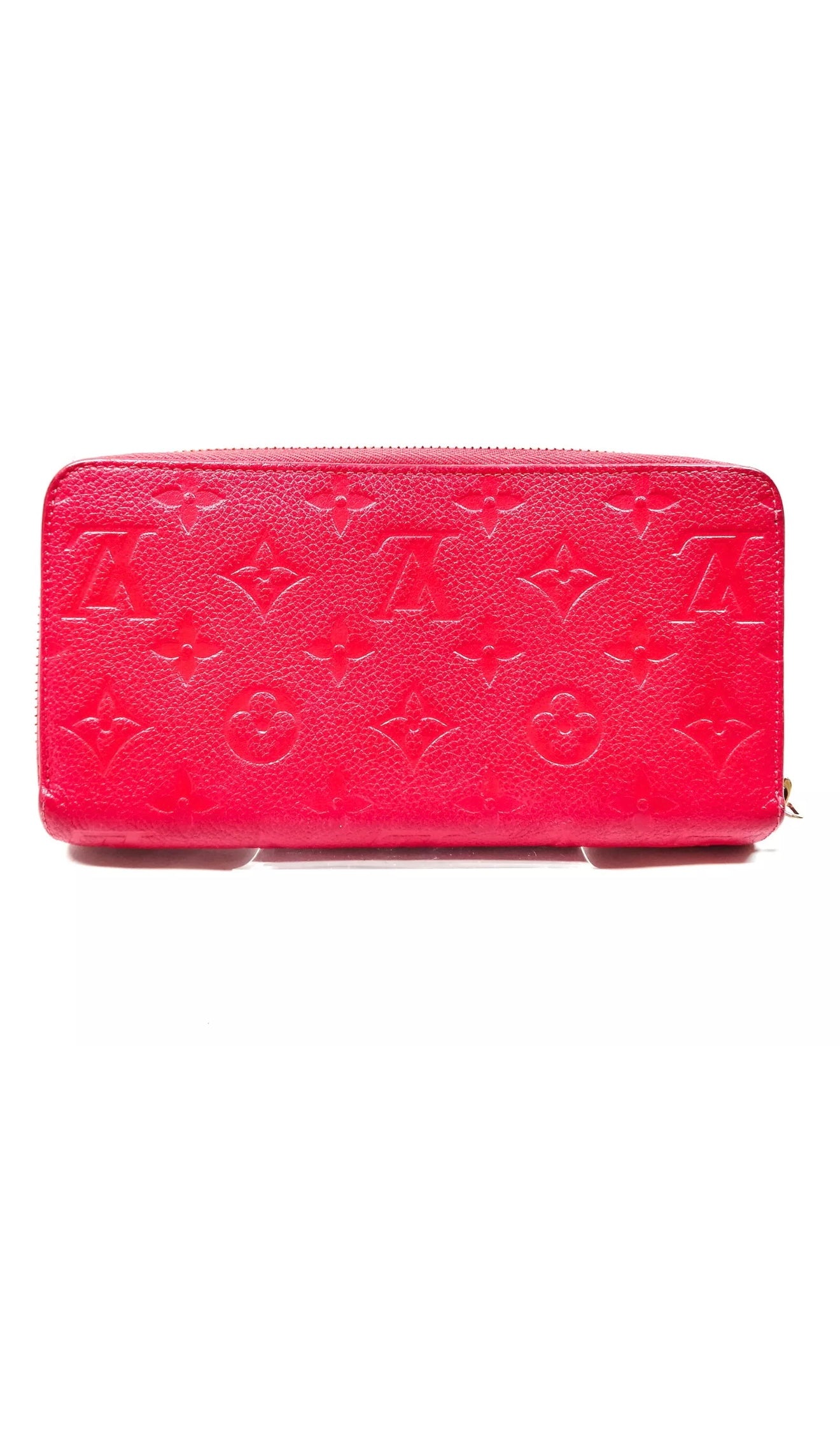 Pre-owned Louis Vuitton Monogram Empreinte small leather goods LV Long Wallet Pink 4511688