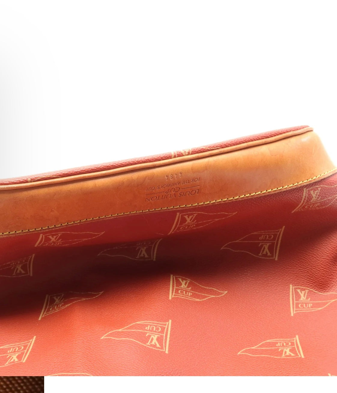 Saint Tropez Abogany Shoulder Bag PVC Red Brown cup 95th Annviversary Model