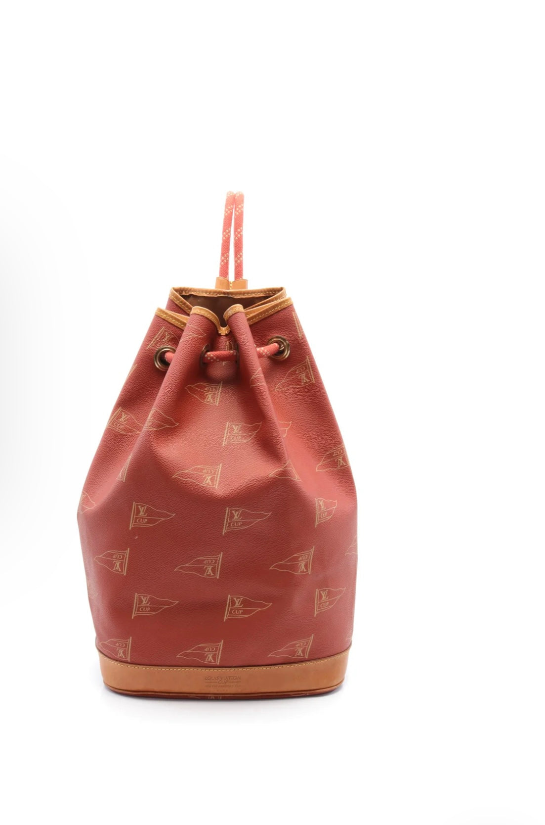 Saint Tropez Abogany Shoulder Bag PVC Red Brown cup 95th Annviversary Model