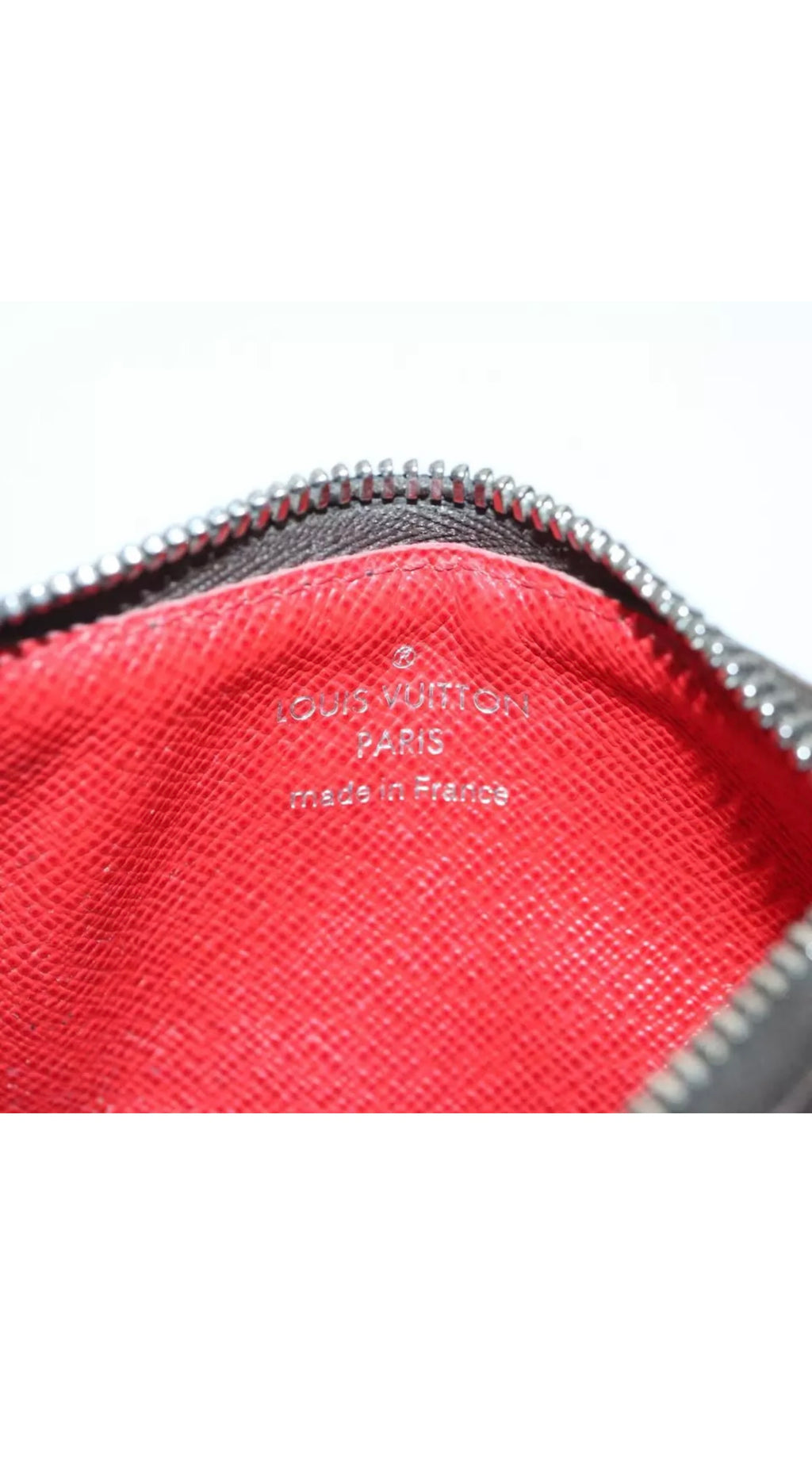 Pre-owned Louis Vuitton Canvas small leather goods Monogram Pochette Cles Coin Purse Tribal Mask M60213