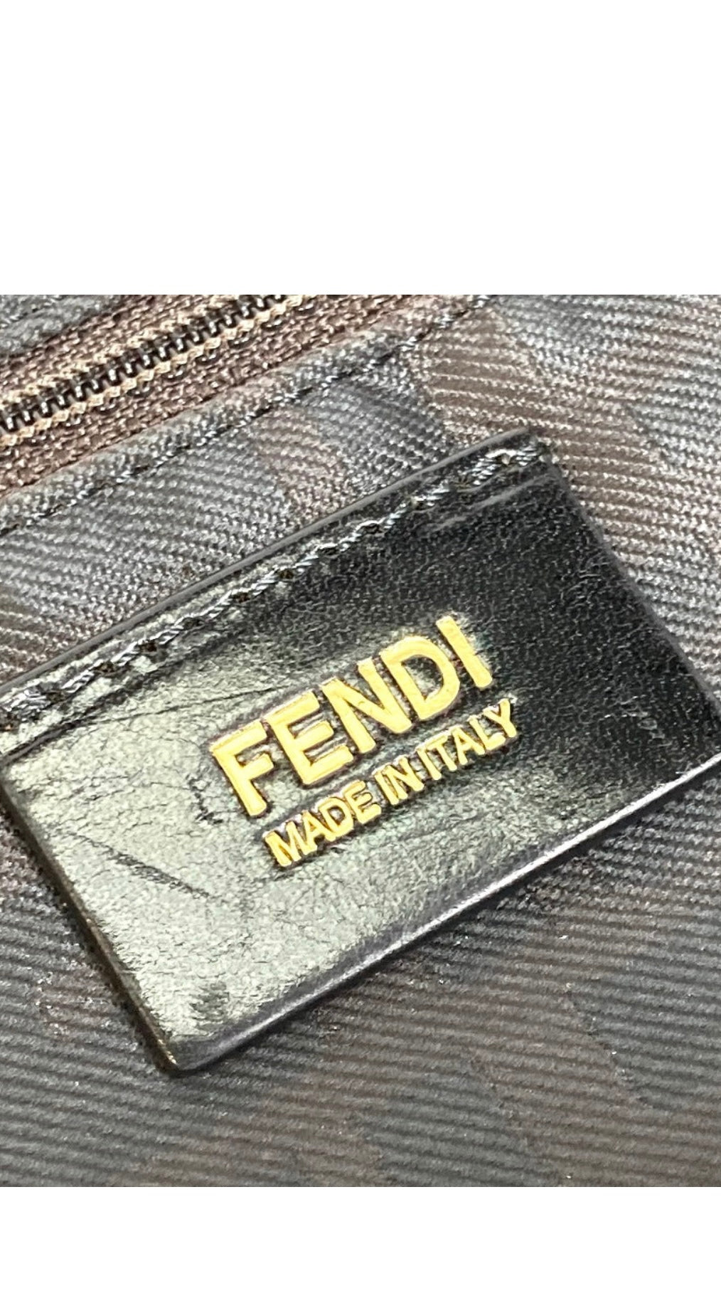 Bag  shawl FF Zucca Pattern with pouch fastener Nylon