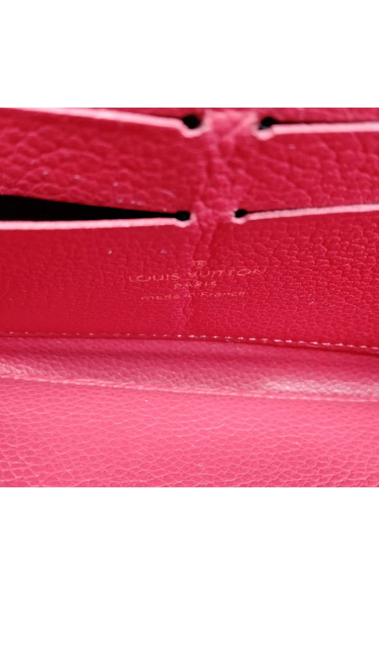 Pre-owned Louis Vuitton Monogram Empreinte small leather goods LV Long Wallet Pink 4511688