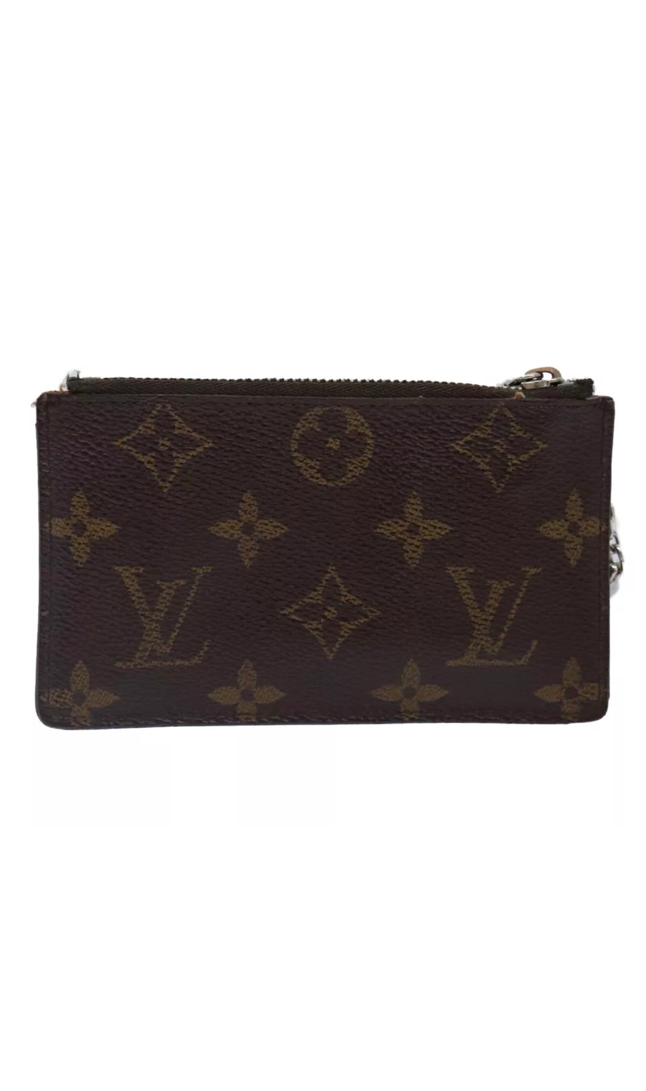 Pre-owned Louis Vuitton Canvas small leather goods Monogram Pochette Cles Coin Purse Tribal Mask M60213