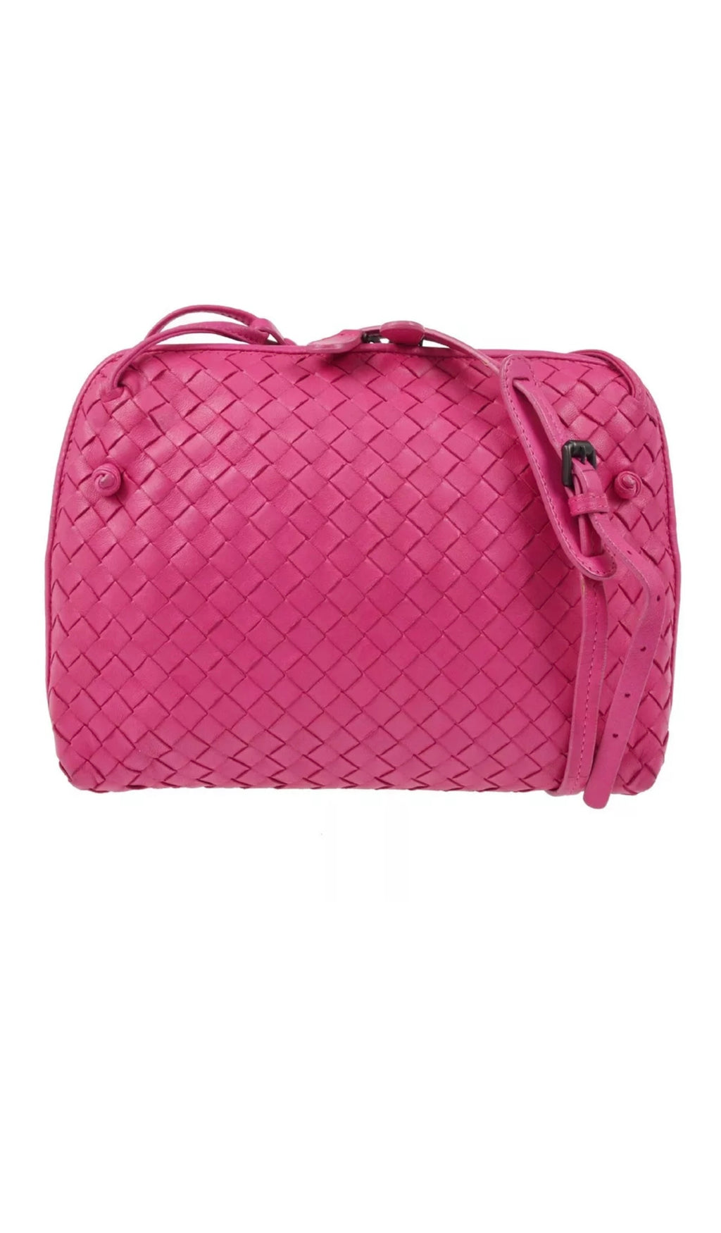 Pink Intrecciato Shoulder Bag B00378282Y XX01776