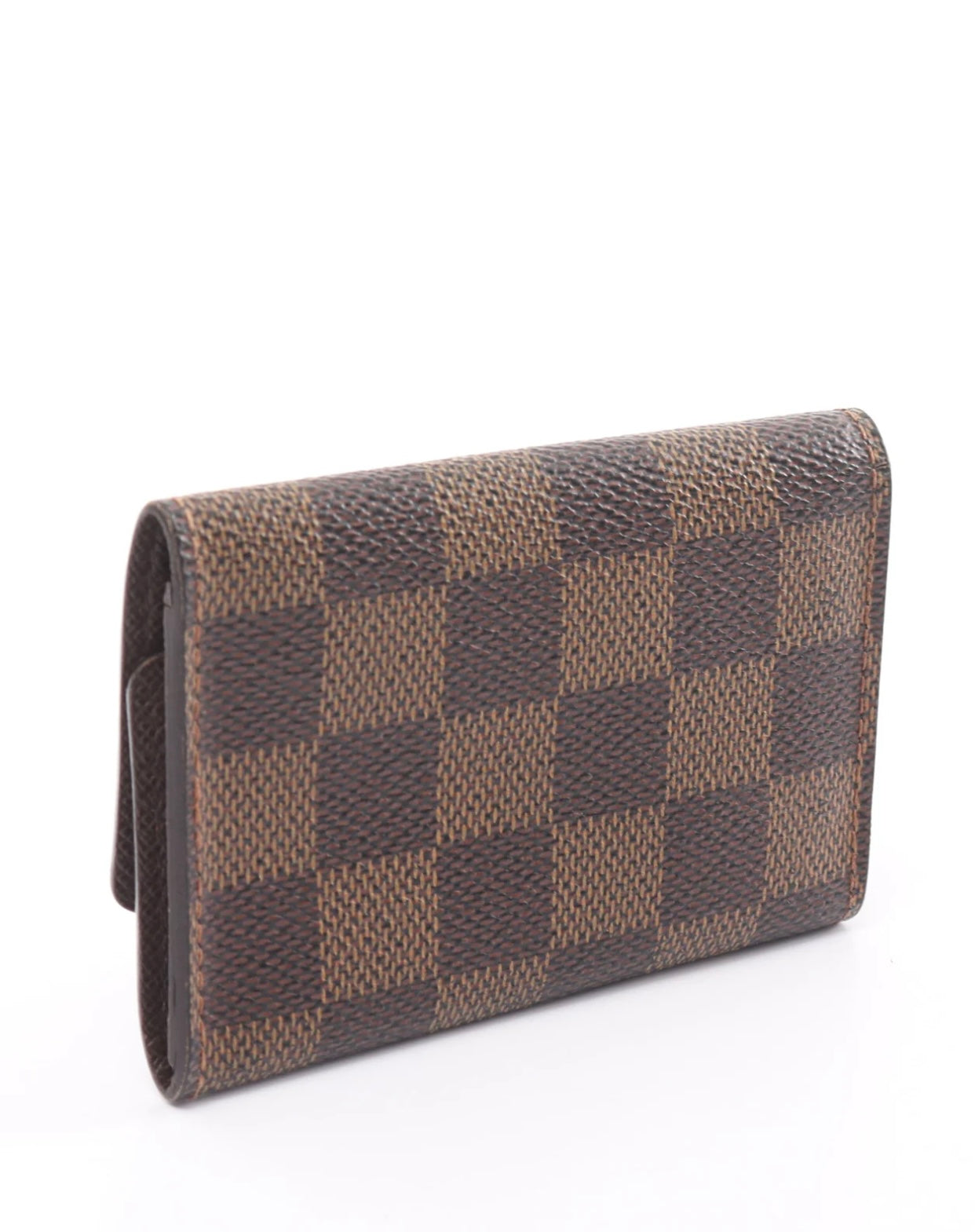 Multiple 6 Damier Ebene 6 Key Case PVC Brown