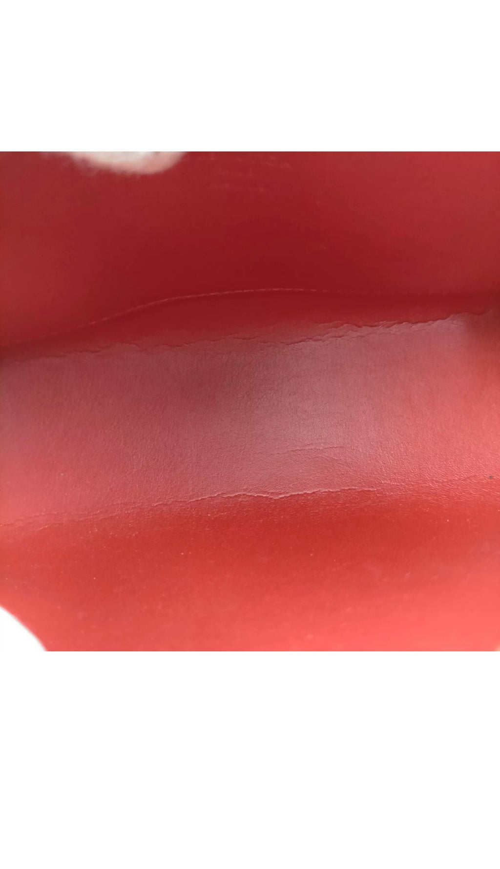 Pre-owned Louis Vuitton Vernis clutches & wristlets LV Cosmetic Pouch Bag Red 1286278