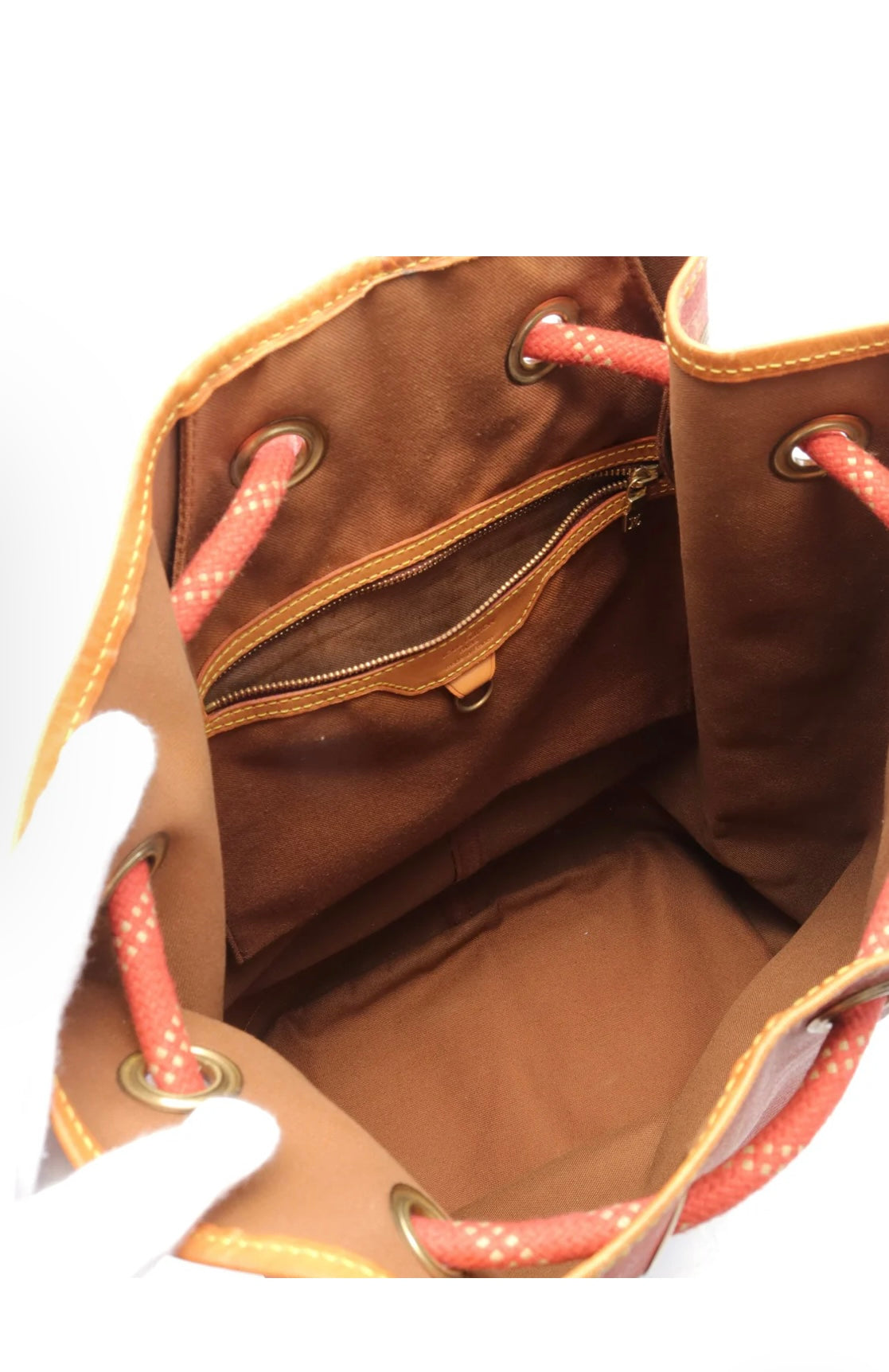 Saint Tropez Abogany Shoulder Bag PVC Red Brown cup 95th Annviversary Model