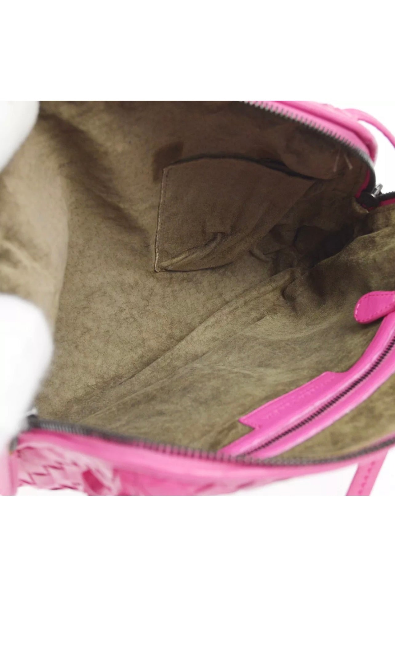 Pink Intrecciato Shoulder Bag B00378282Y XX01776