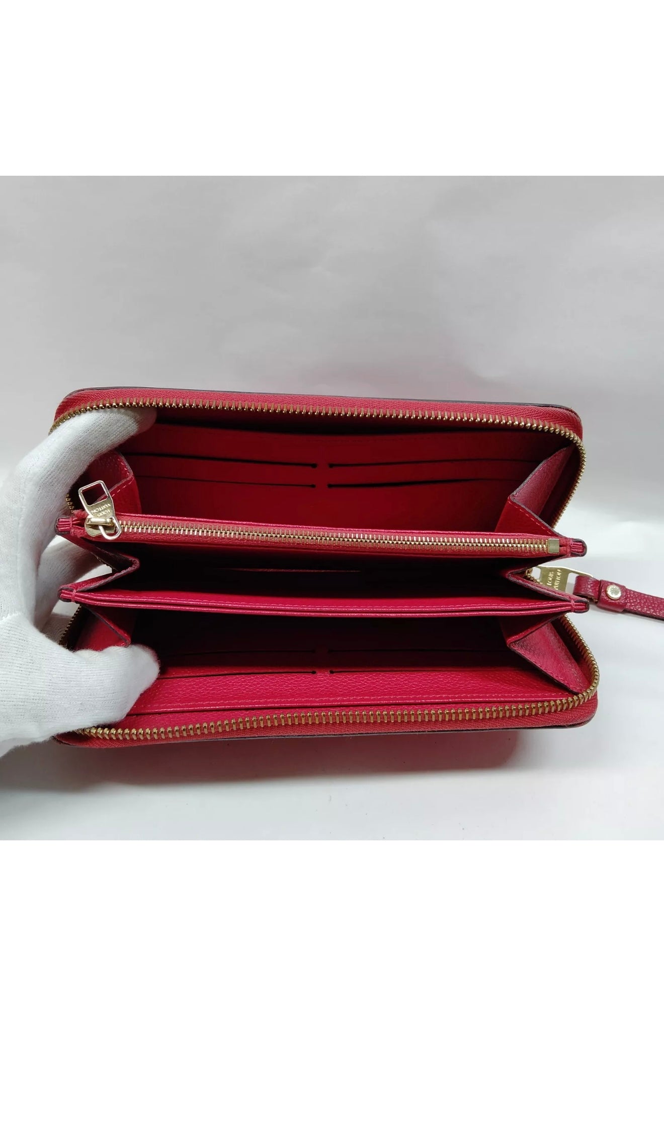 Pre-owned Louis Vuitton Monogram Empreinte small leather goods LV Long Wallet Pink 4511688