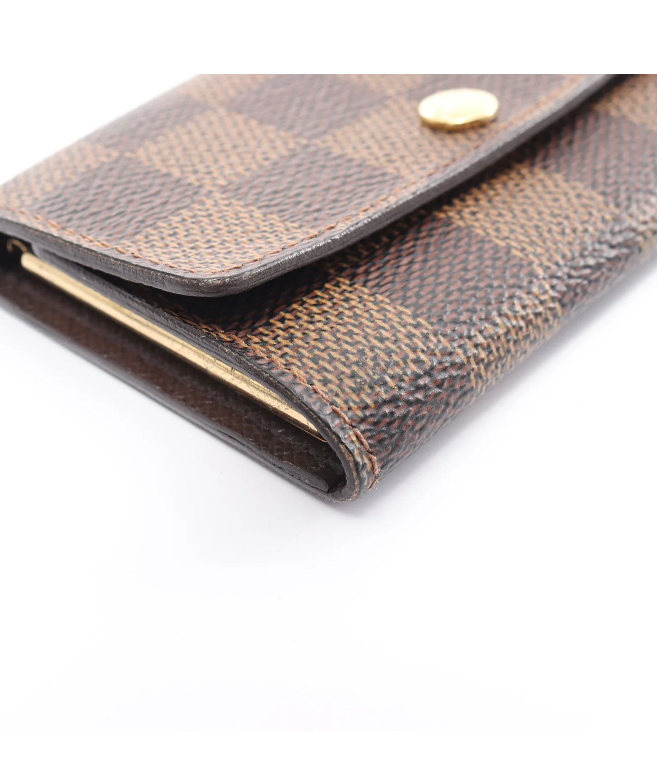 Multiple 6 Damier Ebene 6 Key Case PVC Brown