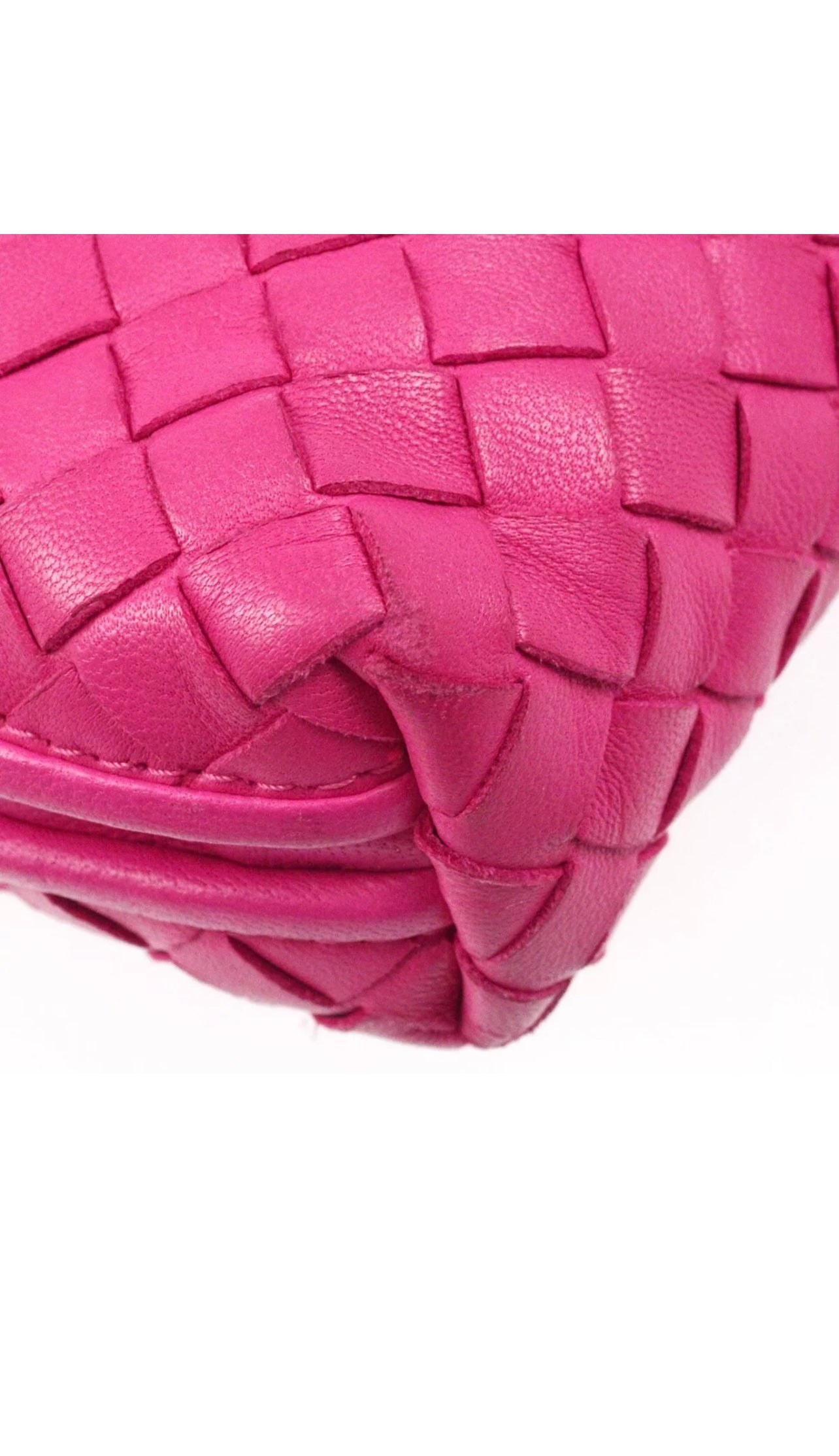 Pink Intrecciato Shoulder Bag B00378282Y XX01776