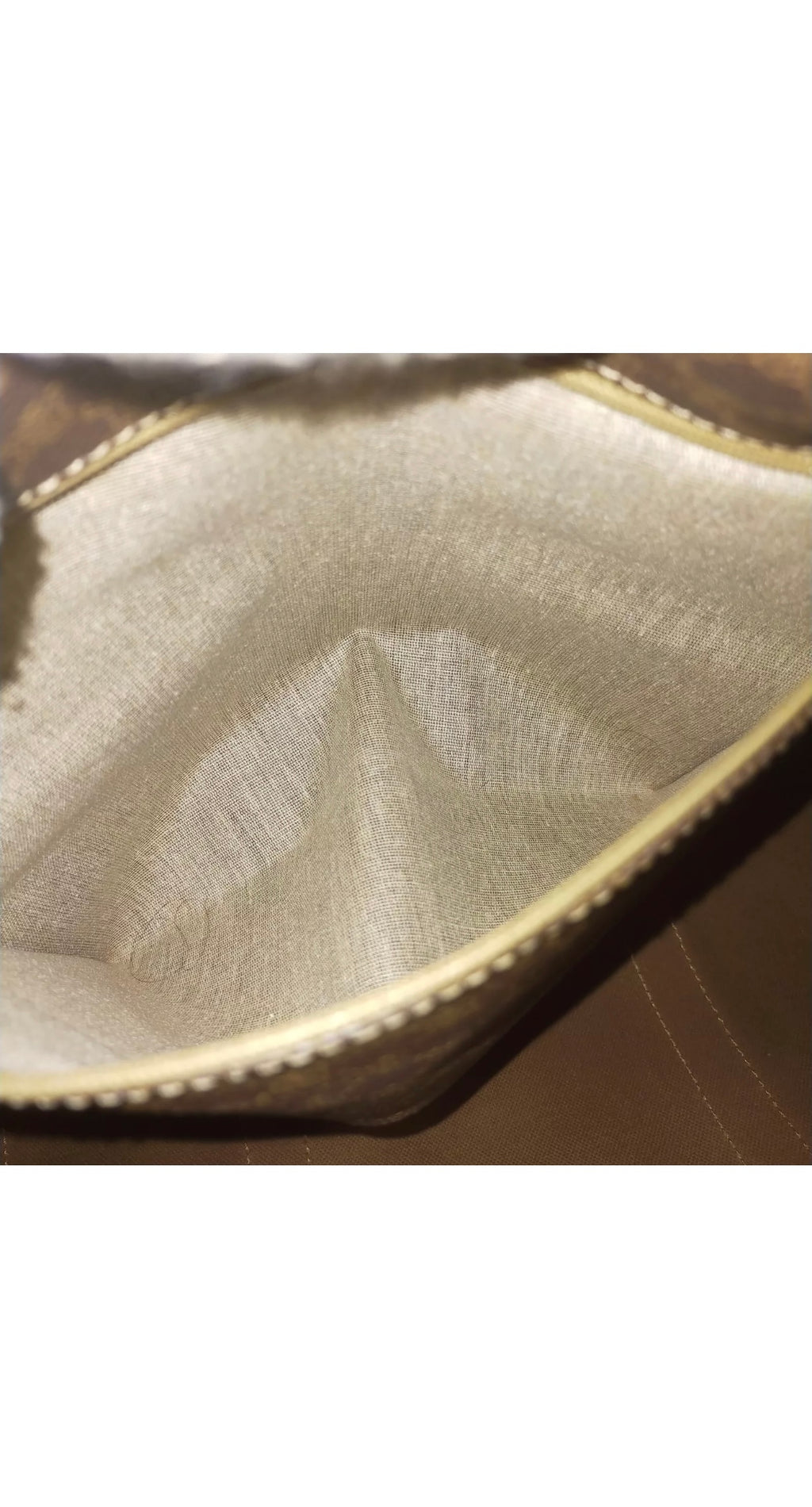 Celine Travel / Boston Duffel bag Macadam PVC coated Brown