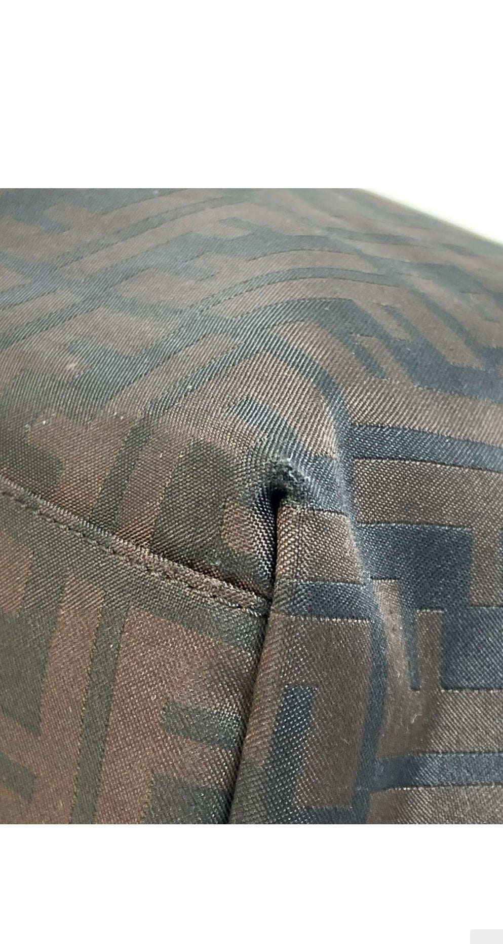 Bag  shawl FF Zucca Pattern with pouch fastener Nylon