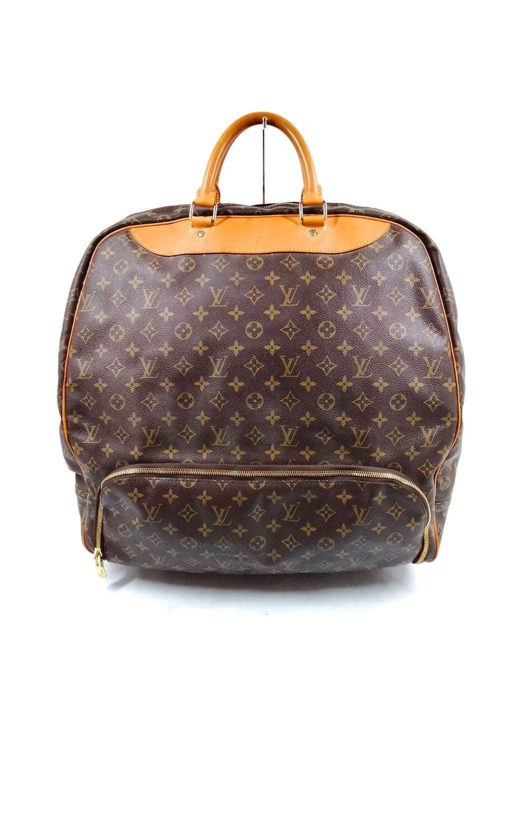Pre-owned Louis Vuitton Canvas luggage LV Travel Bag M41443 Evasion Brown Monogram