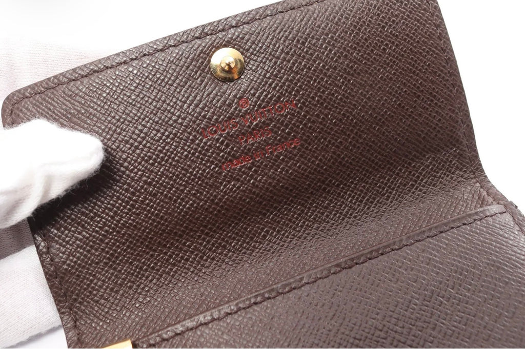 Multiple 6 Damier Ebene 6 Key Case PVC Brown