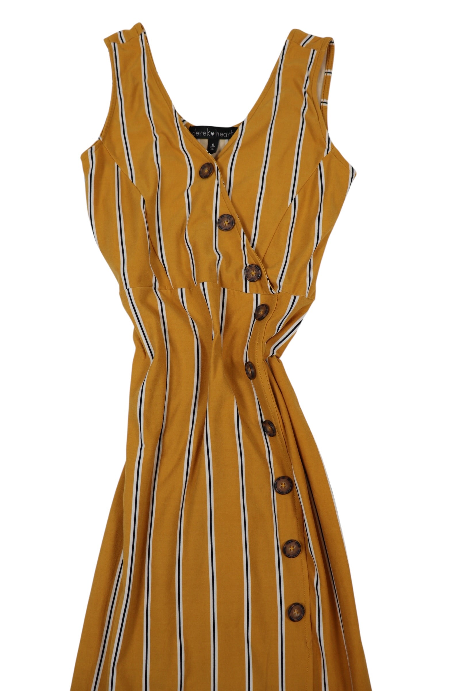 Sunlit Stroll Button  Front Dress