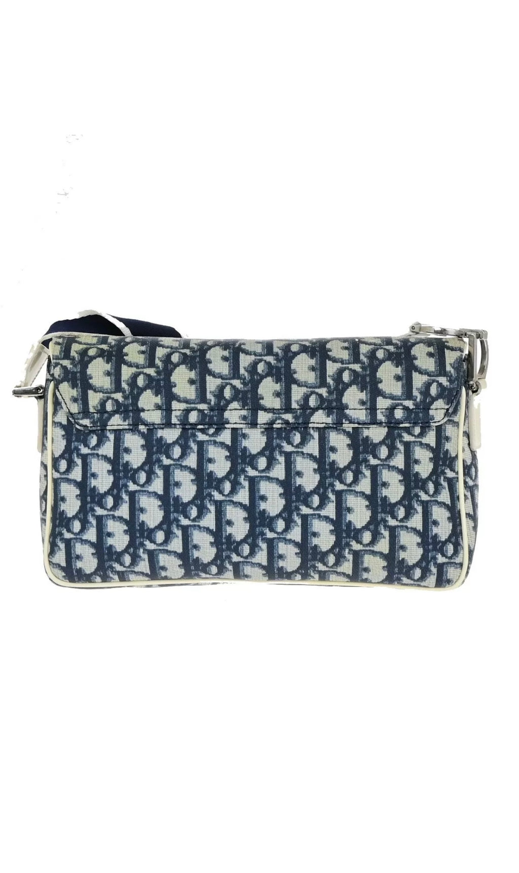 Pre-owned CHRISTIAN DIOR Canvas Crossbody Bags Trotter Sholulder Bag Coating Patent Leather